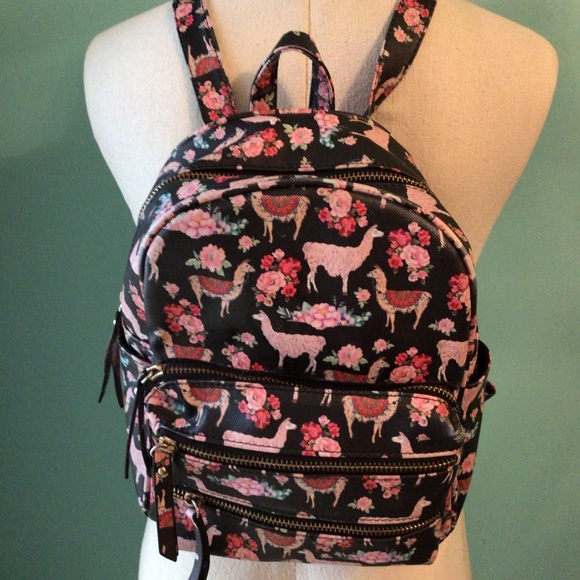Under One Sky Llama mini backpack